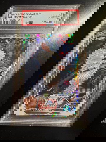 2023 Topps Chrome #4 Anthony Volpe X-Fractor PSA 10 RC Yankees Rookie PSA 10