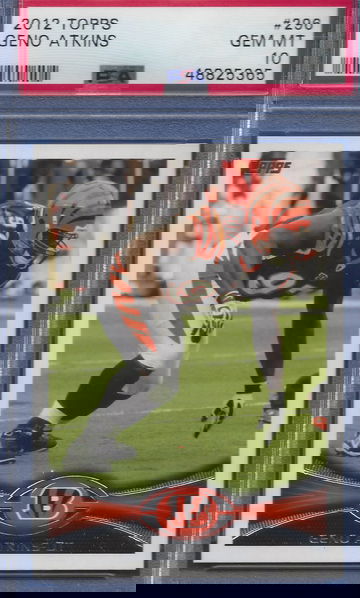 2012 Topps #296 Geno Atkins PSA 10 (BillsGridironGreats)