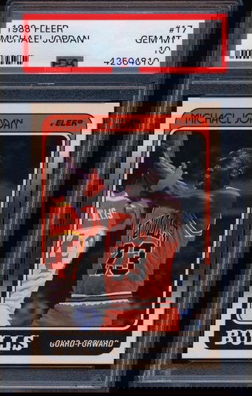 Michael Jordan 1988 Fleer PSA 10