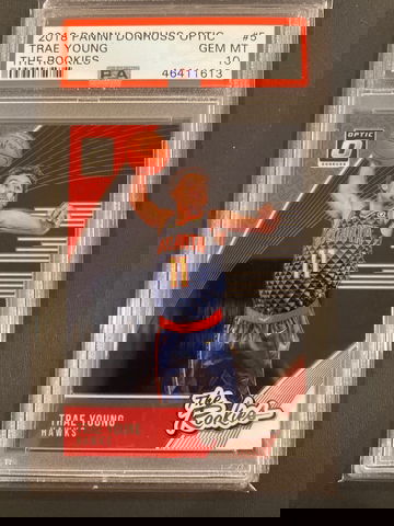 Trae Young Donruss Optic The Rookies PSA