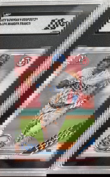 2019 Bowman Prospects BP-100 Wander Franco SGC 10