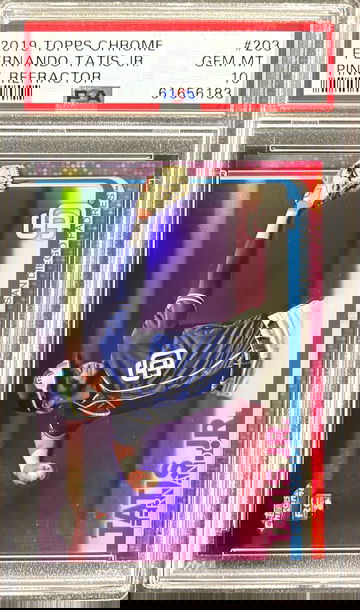 2019 Topps Chrome Pink Refractor Fernando Tatis Jr. PSA 10