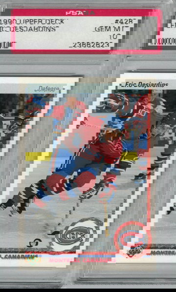 1990 Upper Deck Eric Desjardins RC PSA 10 Gem-Mint PSA Population 43 Ultra RARE!!!