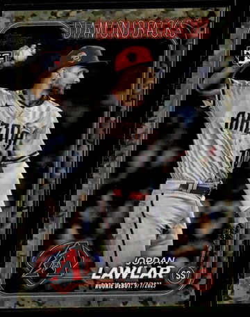 2024 Topps Update Series Camo Jordan Lawlar #US41 RC /25