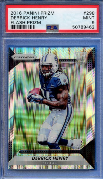 2016 Panini Prizm Flash Prizm Derrick Henry RC PSA 9 MINT