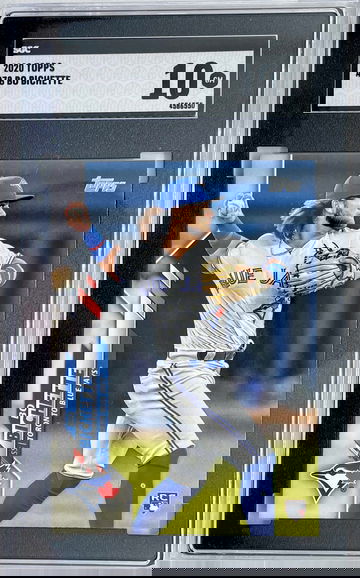 2020 Topps Series 1 BO BICHETTE 2020 Bo Bichette Topps 2020 Topps Bo Bichette Rookie #173 SGC 10 Gem Mint BLUE JAYS