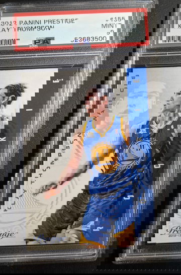 KLAY THOMPSON 2012-13 Panini Prestige #155 PSA 9 MINT RC Warriors