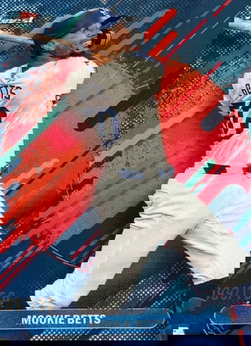 2025 Topps Finest - Rare Mookie Betts #231 Sky Blue Refractor /150