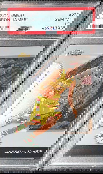 2004 Finest #23 Lebron James PSA 10 Gem Mint