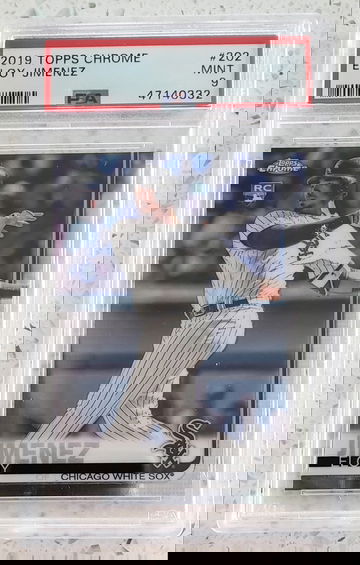 2019 Topps Chrome Eloy Jimenez Rookie RC PSA 9