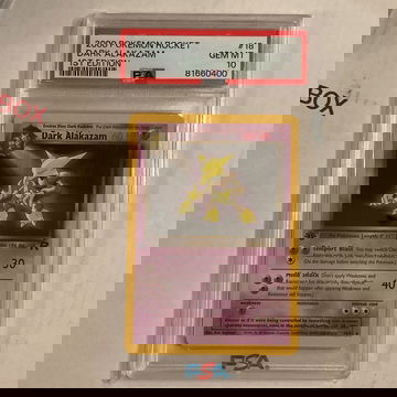 2000 Pokemon 1st edition DARK AKAZAM #18 PSA 10