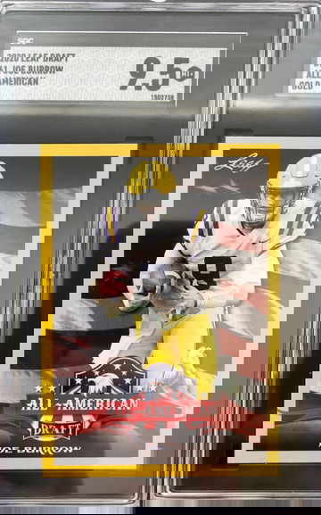 Joe Burrow 2020 Leaf Draft Gold All American #61 SGC 9.5