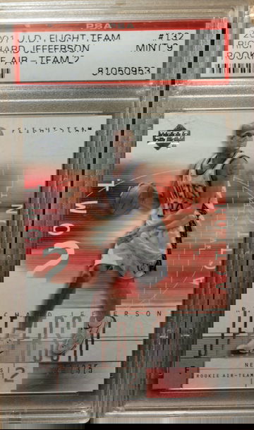 Richard Jefferson 2001 UD RC PSA 9 #141/375