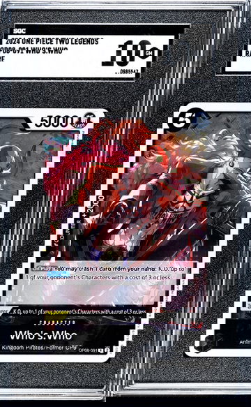 2024 One Piece Two Legends #OP08-091 Who'S.Who Rare SGC 10