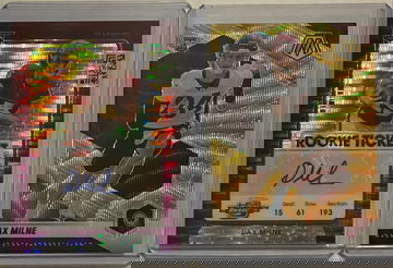 2021 Dax Milne Auto and SSP 2 card lot Washington Commanders