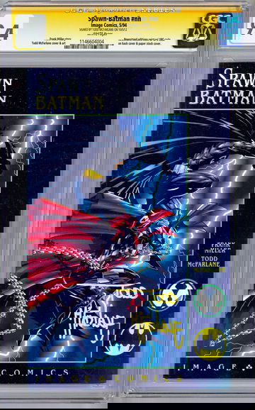 SPAWN-BATMAN #NN CGC-SS 9.4 *SIGNED TODD MCFARLANE* SPAWN CREATOR CVR & ART 1994