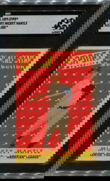 1958 Topps Mickey Mantle AS SGC 4