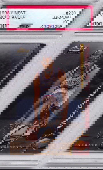 1998 Vince Carter Finest PSA 10