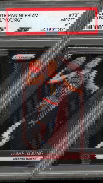 Trae Young 2018 Panini Prizm Rookie PSA 9