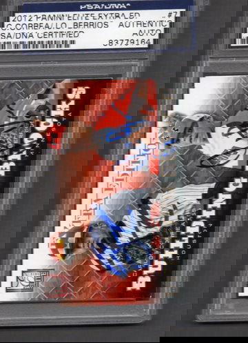 Carlos Correa Jose Berrios Autographed 2012 Elite Extra Edition #7 PSA DNA COA RC