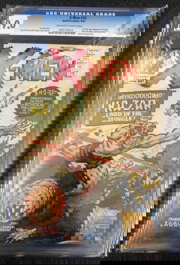 X-Men #10 CGC 9.0 1st Silver Age Appearance Ka-Zar Zabu Sabertooth Savage Land