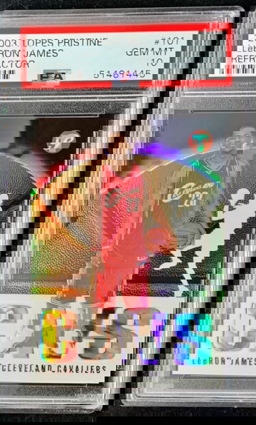 Lebron James 2003 Rookie Rc Topps Pristine Refractor PSA 10