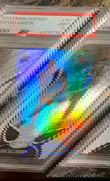 2019 panini certified Zion Williamson #151 mint 9 psa