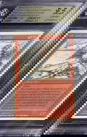 1995 MTG Italian Revised Edition Roc Of Kher Ridges R R BGS 9.5 GEM MINT Pop 1