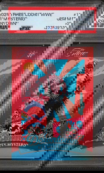 2024 Panini Three Count WWE Downtown Rey Mysterio #1 PSA 10