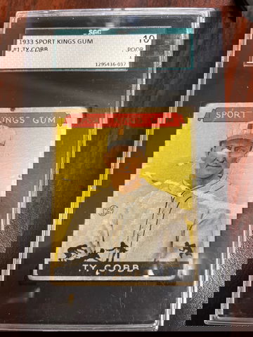 1933 sport Kings Gum Ty Cobb sgc 1 MY