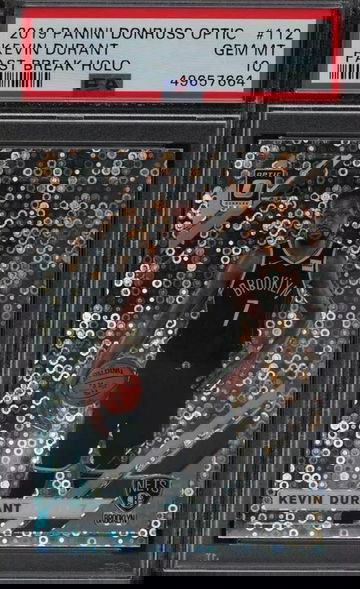 2019 - 2020 Panini Donruss Optic 112 - Kevin Durant PSA 10 Gem Mint Pop 3