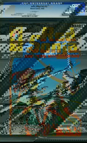 RED SONJA v3 #2, CGC 9.6 NM+