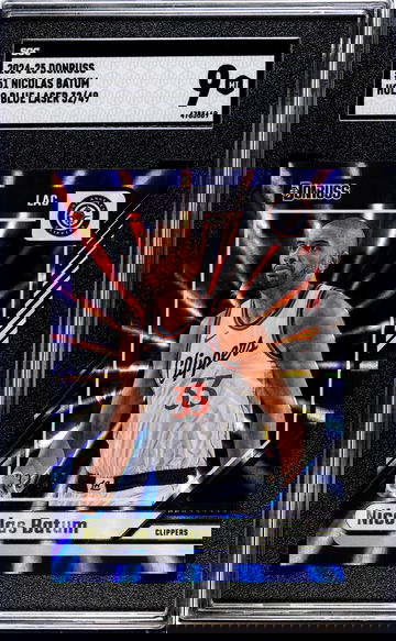 2024 Donruss Holo Blue Laser Nicolas Batum #51 /49 SGC 9