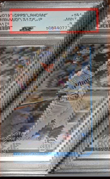 2019 Topps Chrome Update Fernando Tatis Jr. RC PSA 9