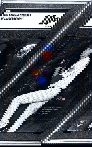 2014 Bowman Sterling Jacob Degrom Rookie SGC 10