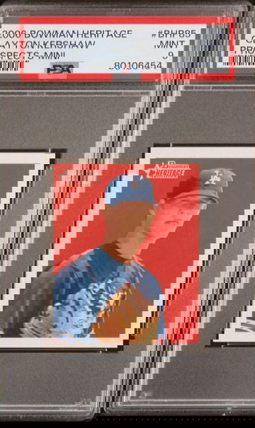 2006 Bowman Heritage Clayton Kershaw Mini #BHP85 PSA 9 [BL-1C.23]