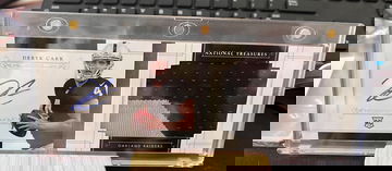2014 National Treasures Derek Carr Jumbo Rookie Signatures 27/99 Rpa