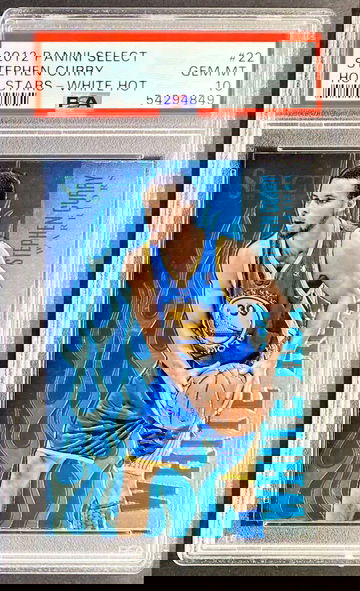 2012 Panini Select Stephen Curry White Hot Stars PSA 10 1st Year Select