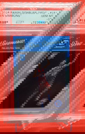 2016 Donruss Optic Ben Simmons PSA 10