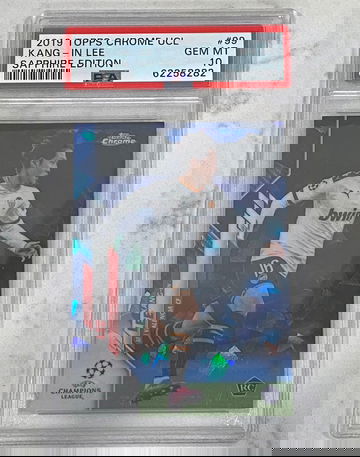 2019-20 Topps Chrome Sapphire Kang In lee RC PSA 10