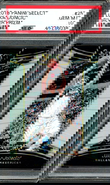 2018 Luka Doncic Rookie Silver Prizm PSA 10