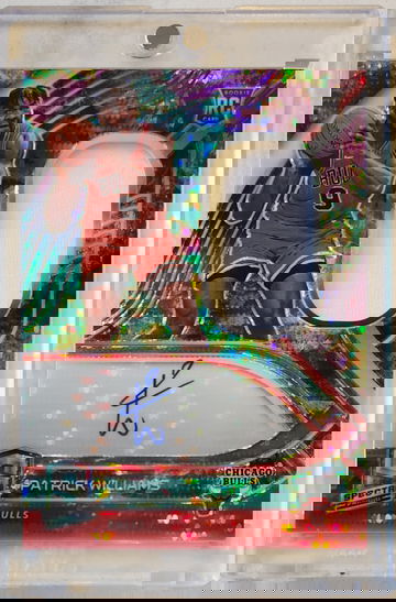 2020-21 Spectra Patrick Williams RC RPA Rookie Jersey Auto Celestial Prizm /99