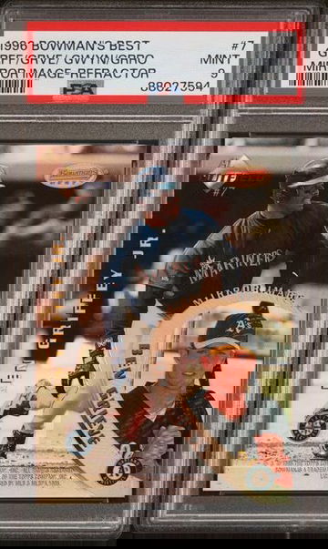 1996 Bowman's Best Griffey/Grieve/Gwynn/Guerrero Mirror Image Refractor #7 PSA 9 [BL-3B.25]