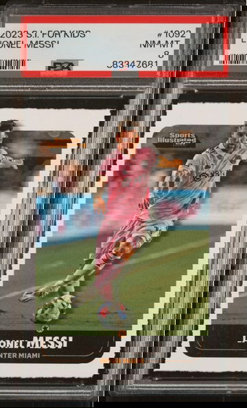 Lionel Messi 2023 Sports Illustrated for Kids #1092 PSA 8 - 1st Card Inter Miami