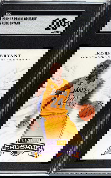 2012-13 Panini Crusade #5 Kobe Bryant "Angel Wings" HOF Pop 4 SGC 10