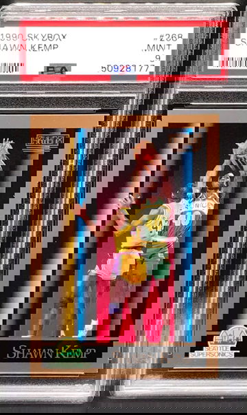 1990-91 Skybox #268 Shawn Kemp RC PSA 9 MINT