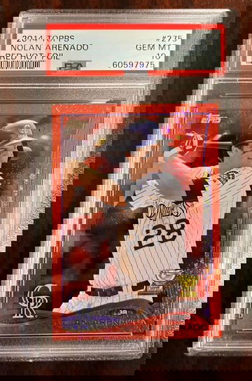 2014 Topps #275 Nolan Arenado Red Hot Foil PSA 10 GEM MINT Rookie Cup