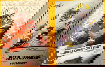 2 card lot - Justin Jefferson & Johnathan Taylor