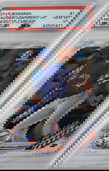 2019 Bowman Chrome Prospects Vladimir Guerrero Jr PSA 10