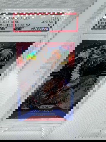 2019 Panini Prizm Bradley Beal Red/White/Blue PSA 10